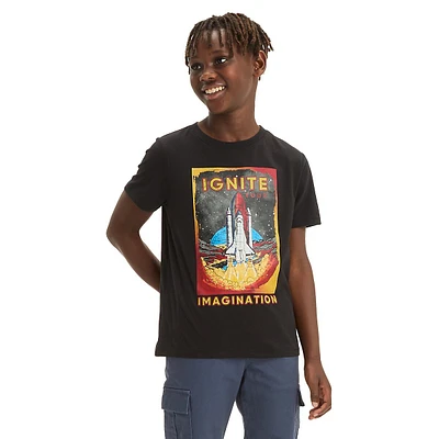 Boy's Space Shuttle Graphic T-Shirt