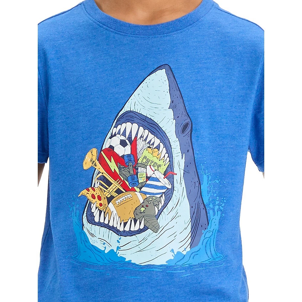 Boy's Everything Shark Graphic T-Shirt