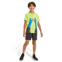 Boy's Fun Monster Gaming Graphic T-Shirt