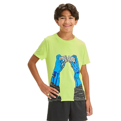 Boy's Fun Monster Gaming Graphic T-Shirt