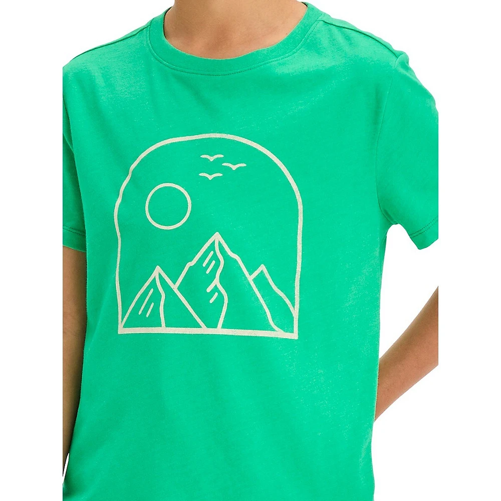 Boy's Mountain Scenic Graphic T-Shirt