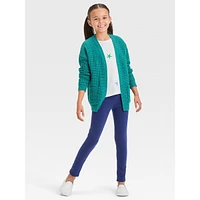 Leggings confortables en tissu épais pour fille