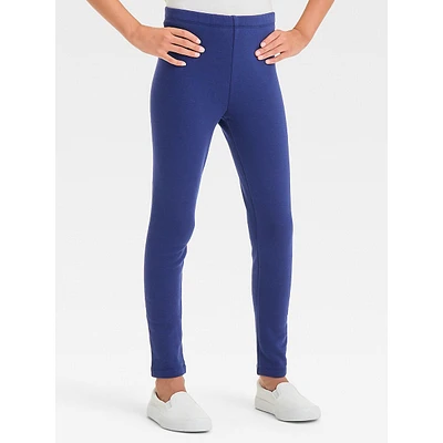 Leggings confortables en tissu épais pour fille