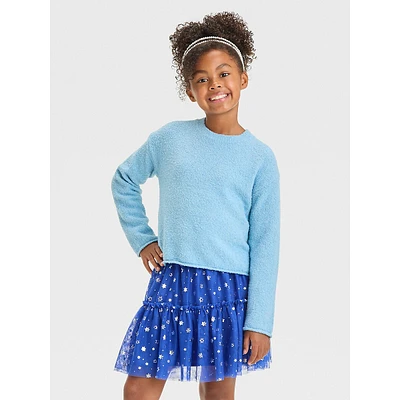 Girl's Bouclé Sweater