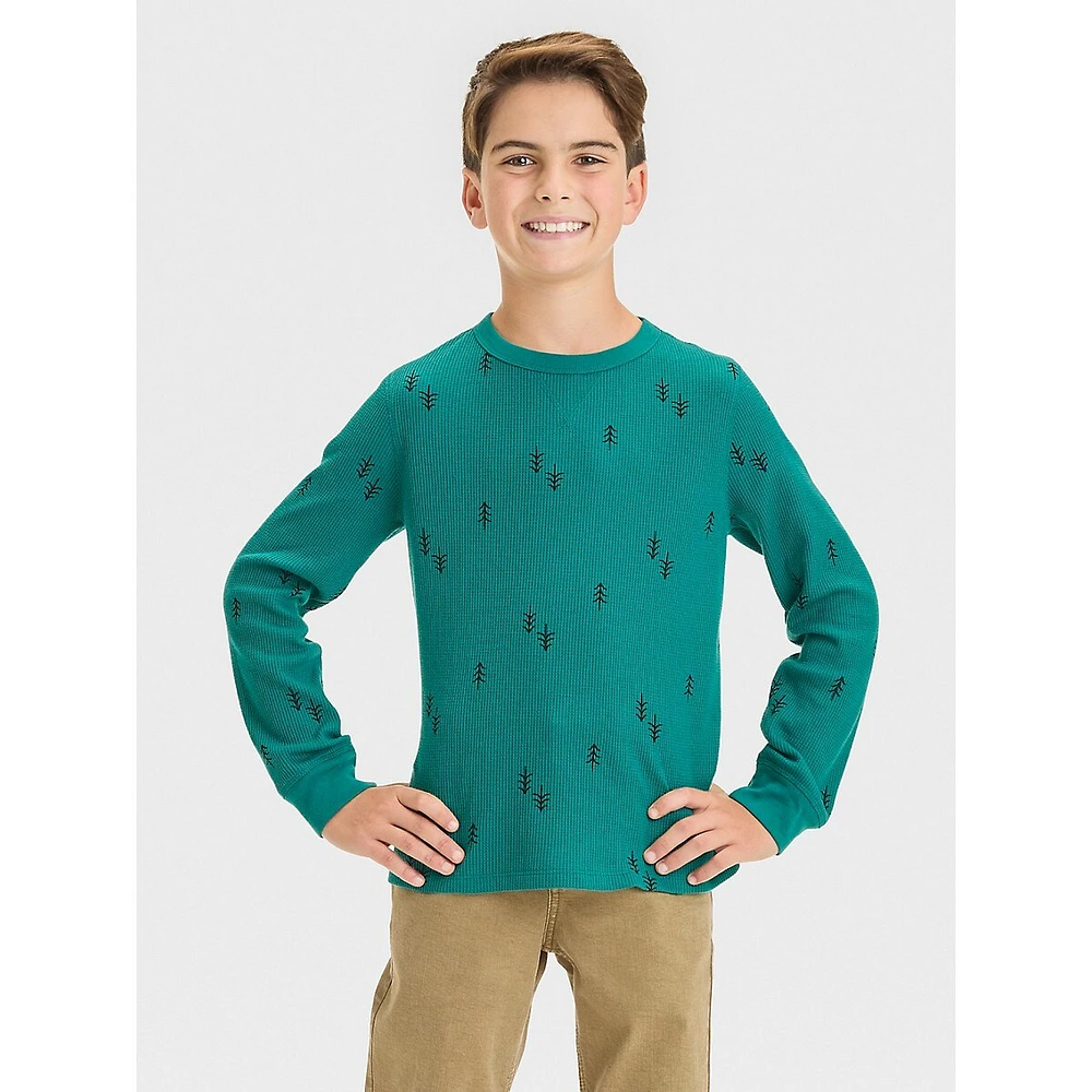 T-shirt thermique à manches longues pour garçon
