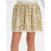 Girl's Sequin Mini Skirt