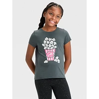 Girl's Pup Corn Graphic T-Shirt