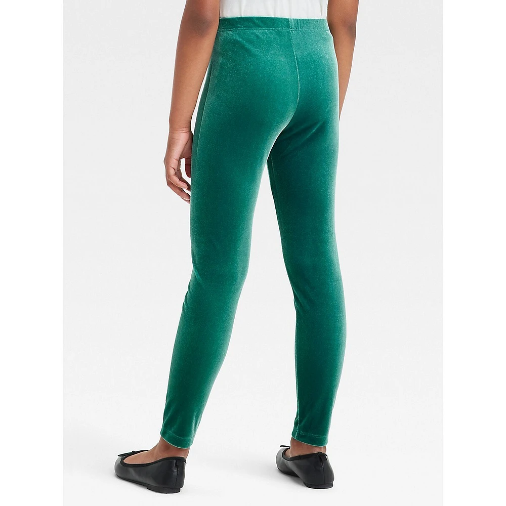 Leggings en velours pour fille