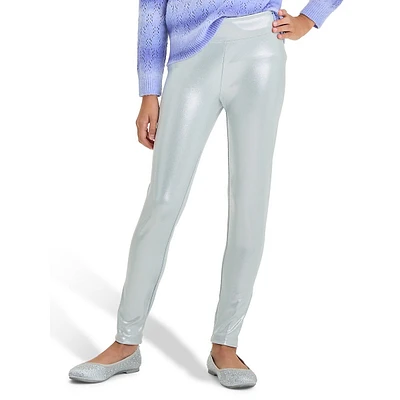 Leggings métallisés pour fille