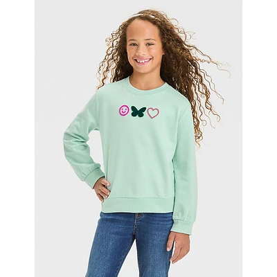 Girl's French Terry 'Icons' Sweatshirt