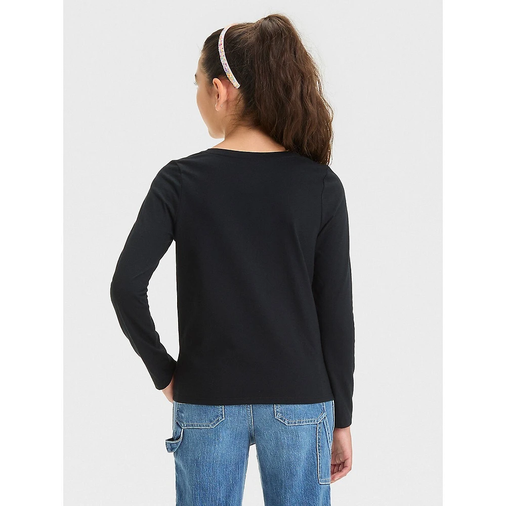 Girl's 'Cocoa Critters' Long-Sleeve T-Shirt