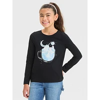 Girl's 'Cocoa Critters' Long-Sleeve T-Shirt