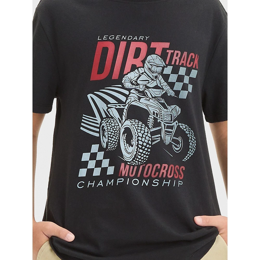 Boy's Motocross Graphic T-Shirt