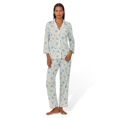 2-Piece Floral Jersey Pyjama Set