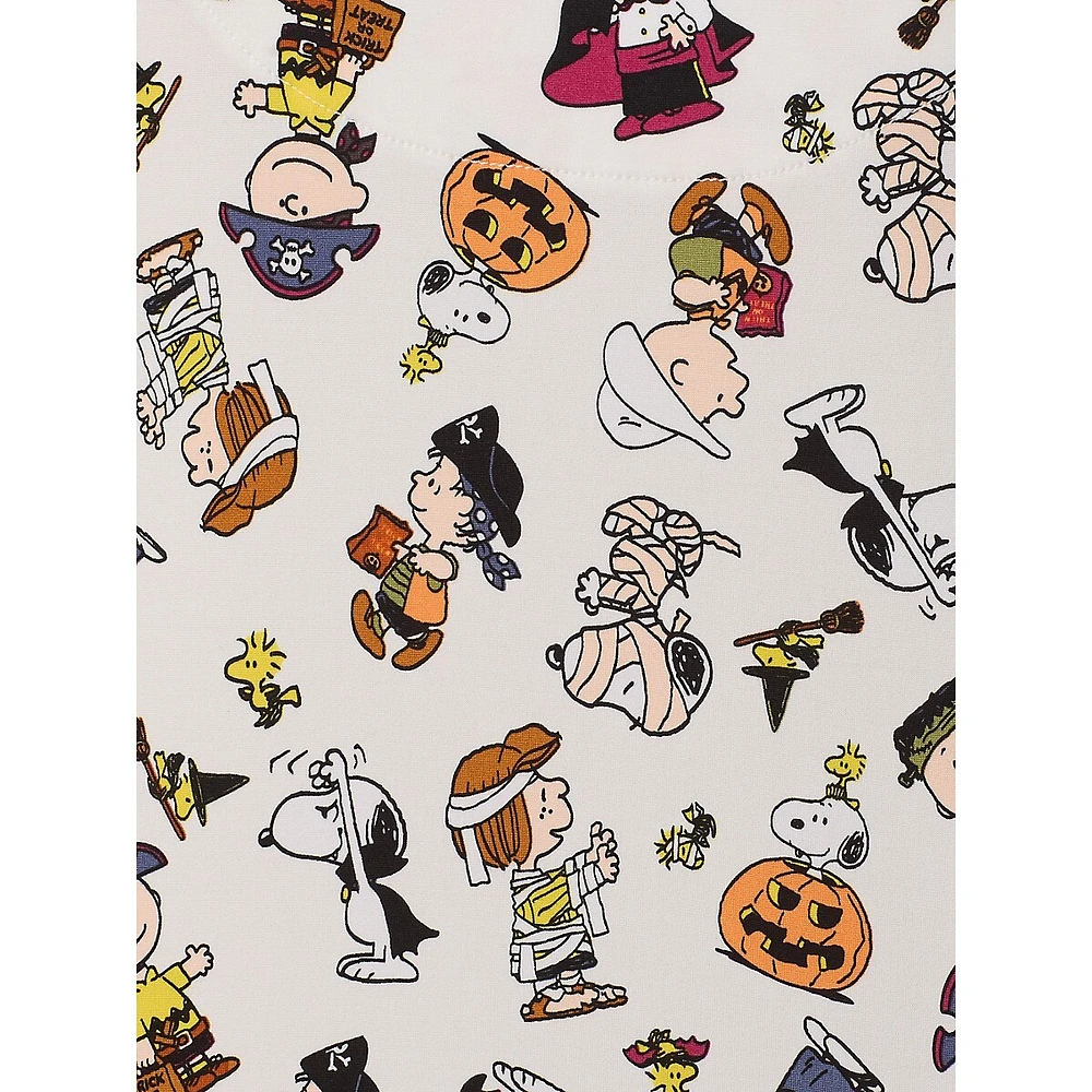 Halloween-Print Short-Sleeve Sleepshirt