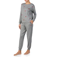 2-Piece Printed Jogger Pyjama Set