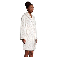 Patterned Jacquard Chenille Wrap Robe