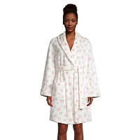 Patterned Jacquard Chenille Wrap Robe