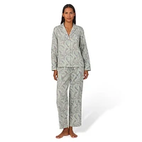 2-Piece Paisley Sateen Pyjama Set