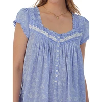 Floral Chambray Waltz Nightgown