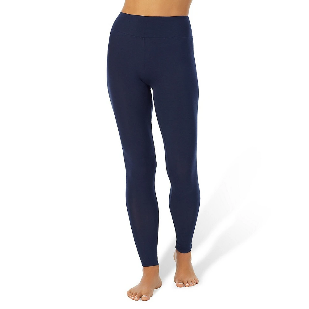High-Waist Smooth-Knit Leggings