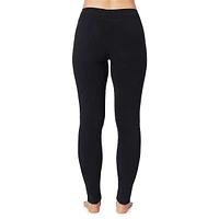 Hidden-Drawstring Fleece Leggings