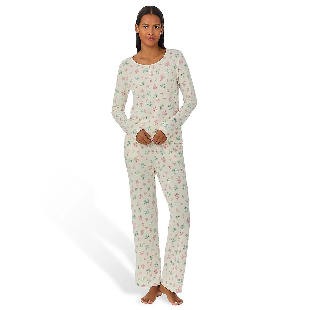 2-Piece Print Cloud Jersey Knit Pyjama Set