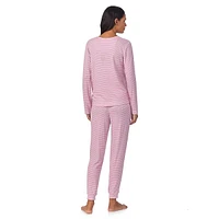 2-Piece Striped Jersey-Knit Pyjama Set