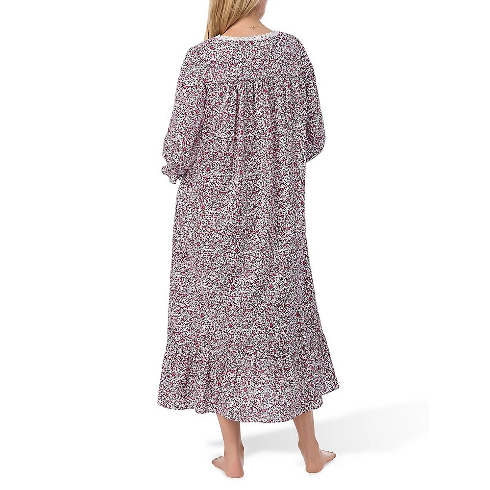 Ditsy Floral Lawn Ballet Nightgown