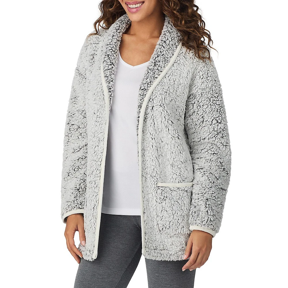 Snuggle Up Plush Cardigan