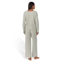 2-Piece Herringbone Twill Pyjama Set