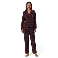 Classic 2-Piece Print Fleece Pyjama Set