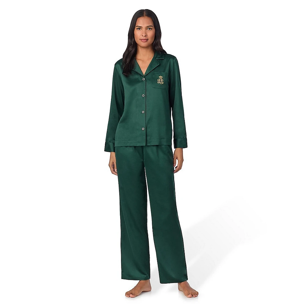 Satin 2-Piece Pyjama Set