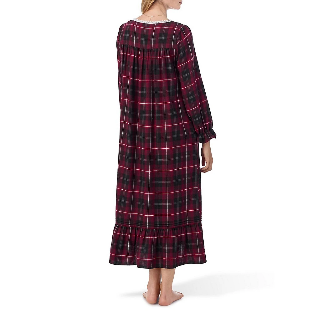 Plaid Flannel Ballet Nightgown