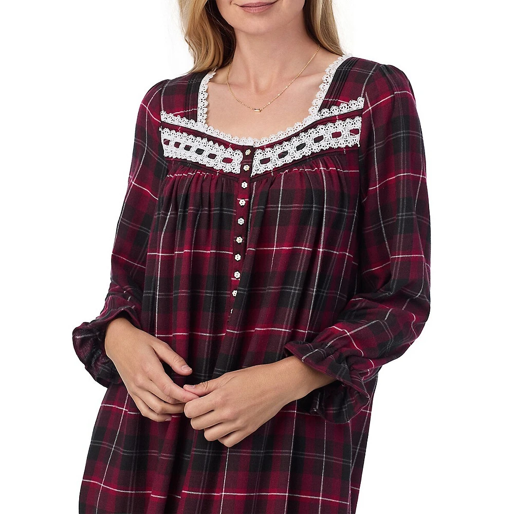 Plaid Flannel Ballet Nightgown