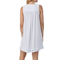 Sleeveless EcoVero Rayon Short Chemise