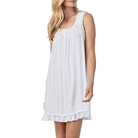 Sleeveless EcoVero Rayon Short Chemise