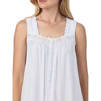 Sleeveless EcoVero Rayon Short Chemise