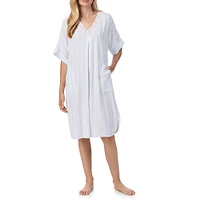 Short-Sleeve Ecovero Rayon Caftan