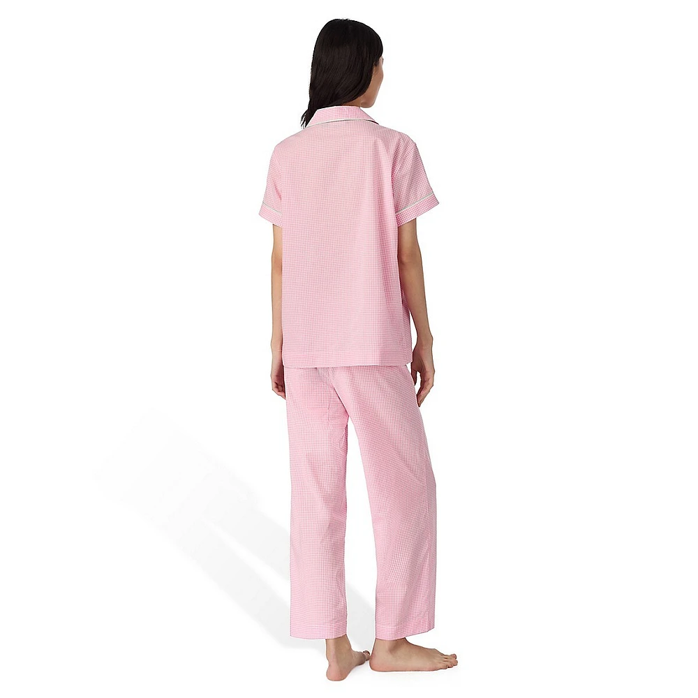 Ensemble pyjama court 2 pièces en gazon