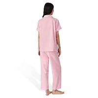 Ensemble pyjama court 2 pièces en gazon