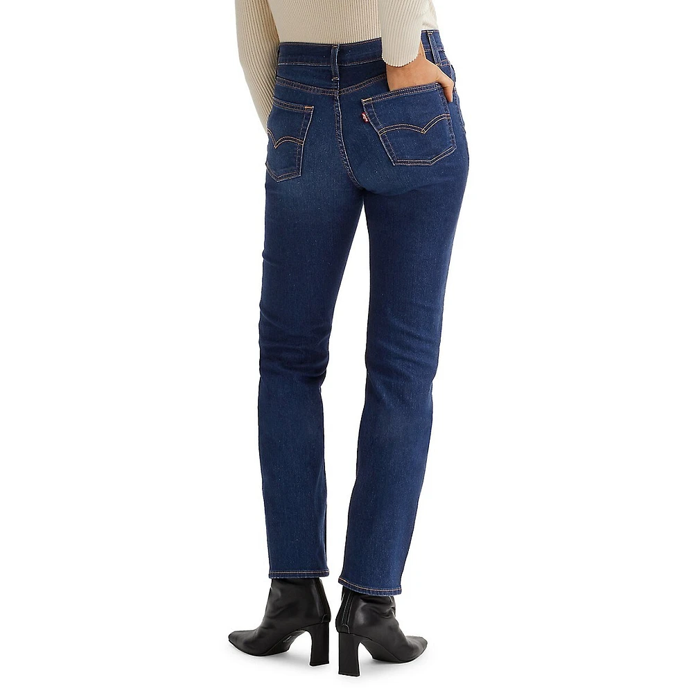 724 High-Rise Straight Jeans Chelsea Carbon Glow