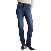 724 High-Rise Straight Jeans Chelsea Carbon Glow