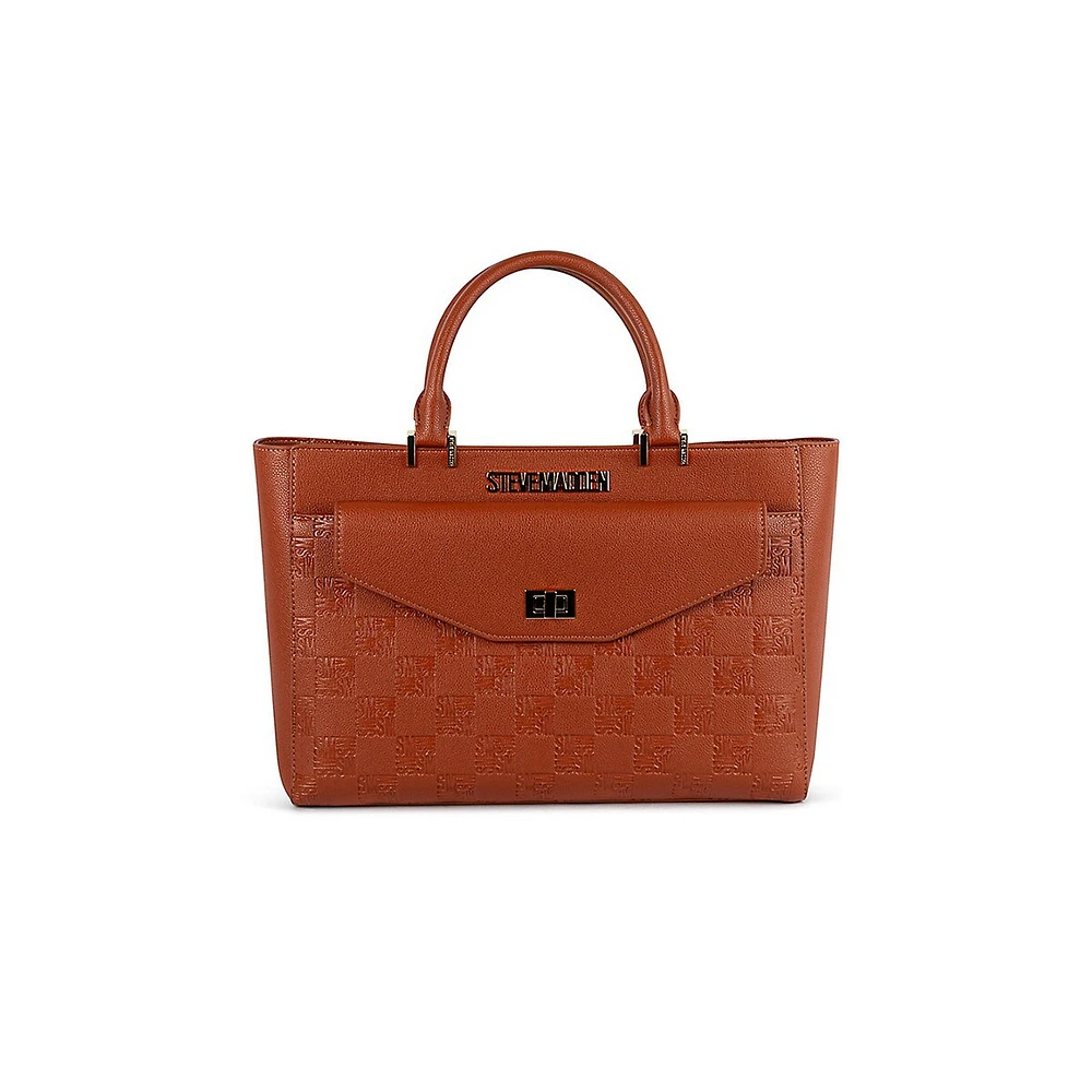 Logo-Embroidered Tote