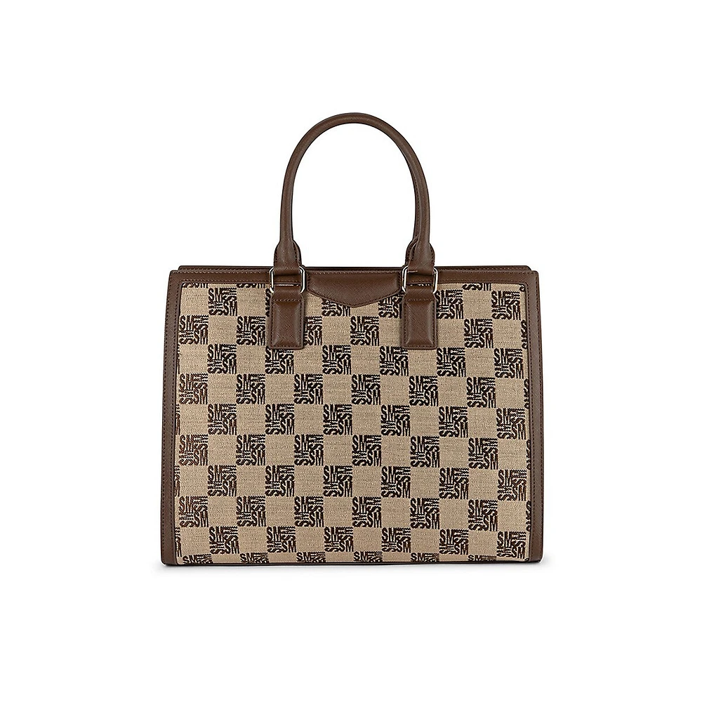 Logo-Check Print Tote