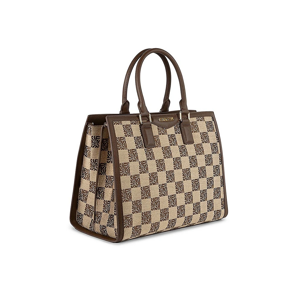 Logo-Check Print Tote