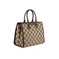 Logo-Check Print Tote