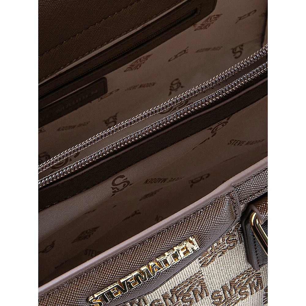 Logo-Check Print Tote