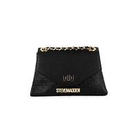 Logo-Debossed Chain Crossbody Bag