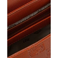 Logo-Debossed Chain Crossbody Bag
